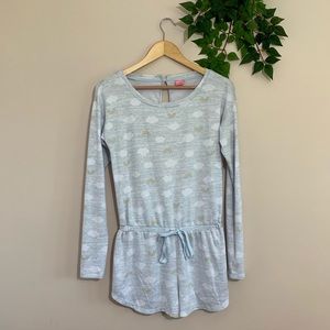 Jenni Intimates Rainbow Long Sleeve Sleep Romper